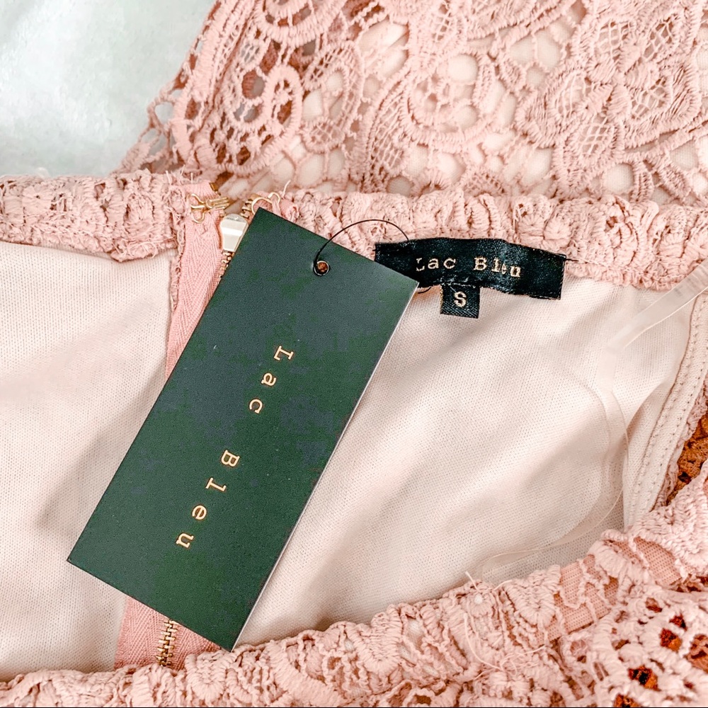 Lac Bleu Pink Romper......NEW!!!! - Picture 5 of 6